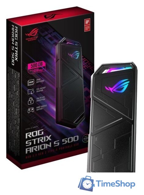 Внешний накопитель ASUS ROG Strix Arion S500 - Изображение №4 — Интернет-магазин Time-Shop