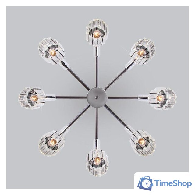 Люстра средней высоты Евросвет 70090/8 (Графит) - Изображение №3 — Интернет-магазин Time-Shop