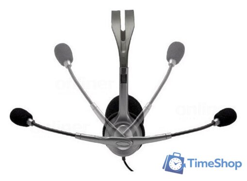Офисная гарнитура Logitech Stereo Headset H110 - Изображение №2 — Интернет-магазин Time-Shop