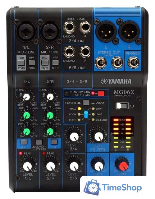 Микшерный пульт Yamaha MG-06X - Изображение №1 — Интернет-магазин Time-Shop