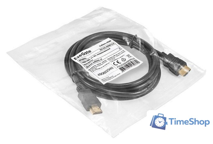Кабель ExeGate EX-CC-HDMI-2.0 EX294684RUS - Изображение №2 — Интернет-магазин Time-Shop