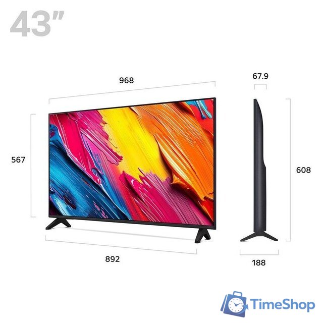 Телевизор LG QNED AI QNED70 43QNED70A6A - Изображение №2 — Интернет-магазин Time-Shop