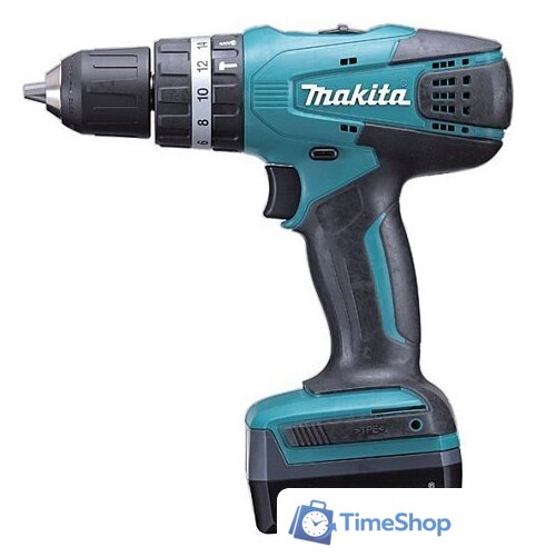 Ударная дрель-шуруповерт Makita HP347DWE (с 2-мя АКБ, кейс) - Изображение №2 — Интернет-магазин Time-Shop