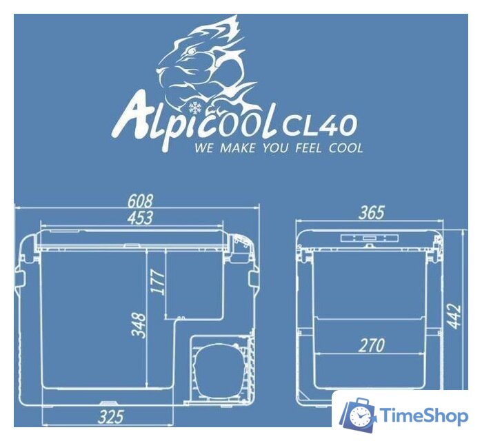 Компрессорный автохолодильник Alpicool CL40 - Изображение №15 — Интернет-магазин Time-Shop