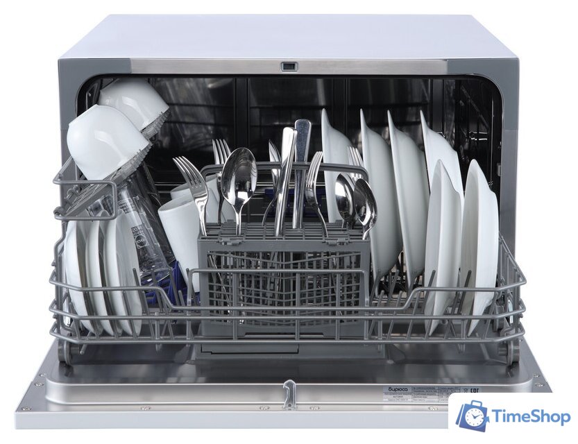 Отдельностоящая посудомоечная машина Бирюса DWC-506/5 W - Изображение №3 — Интернет-магазин Time-Shop