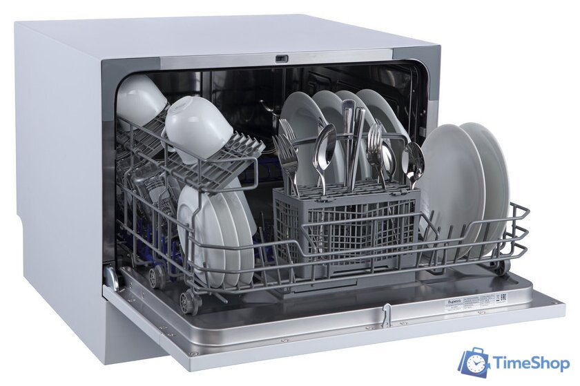 Отдельностоящая посудомоечная машина Бирюса DWC-506/5 W - Изображение №6 — Интернет-магазин Time-Shop