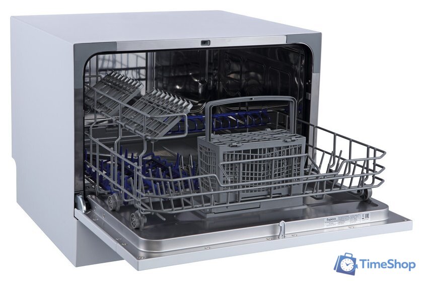 Отдельностоящая посудомоечная машина Бирюса DWC-506/5 W - Изображение №5 — Интернет-магазин Time-Shop