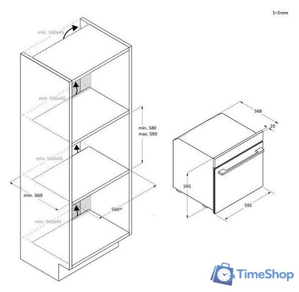 Электрический духовой шкаф Haier ID Series 2 H6 ID25B4LYTB - Изображение №21 — Интернет-магазин Time-Shop
