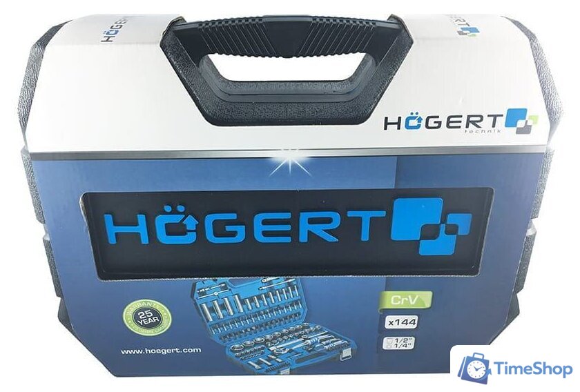 Универсальный набор инструментов Hoegert Technik HT1R440 (144 предмета) - Изображение №4 — Интернет-магазин Time-Shop