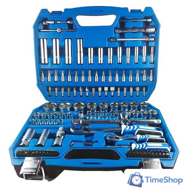 Универсальный набор инструментов Hoegert Technik HT1R440 (144 предмета) - Изображение №2 — Интернет-магазин Time-Shop