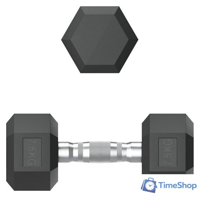 Гантель Unixfit DBHEX7.5 7.5 кг - Изображение №2 — Интернет-магазин Time-Shop