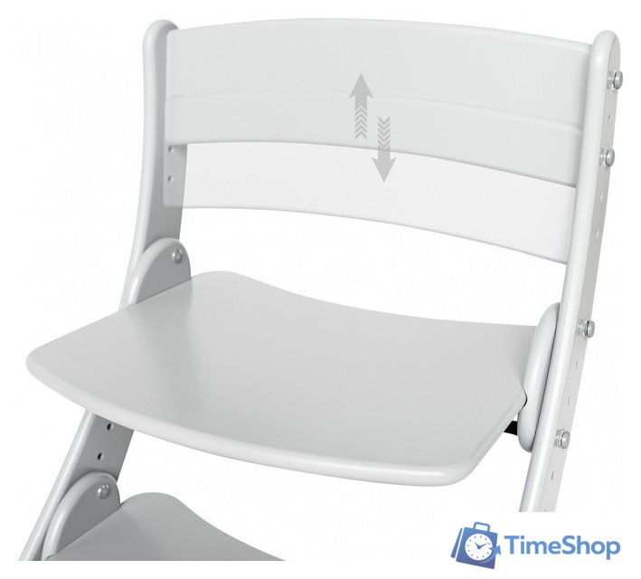 Растущий стул Друг Кузя Растущий Павлин (серый) - Изображение №5 — Интернет-магазин Time-Shop