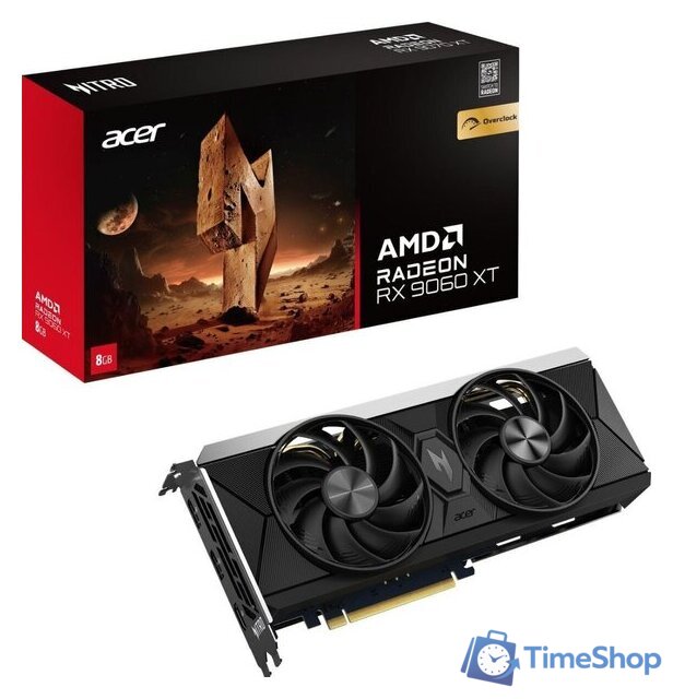 Видеокарта Acer Nitro Radeon RX 9060 XT OC 8GB DP.Z4UWW.P01 - Изображение №7 — Интернет-магазин Time-Shop