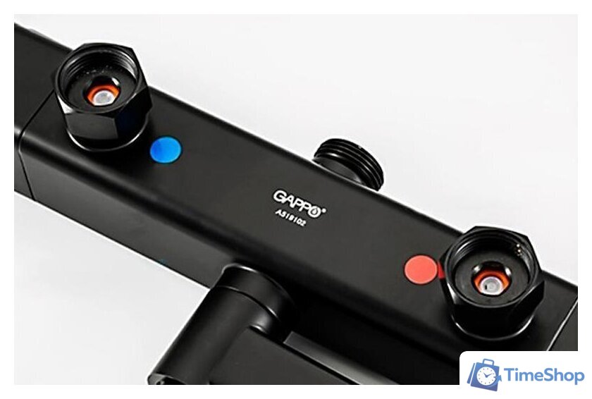 Душевая система  Gappo G2491-6 (черный) - Изображение №10 — Интернет-магазин Time-Shop