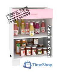 Шкаф напольный Кортекс-мебель Корнелия Лира НШ60р1ш без столешницы (венге) - Изображение №2 — Интернет-магазин Time-Shop