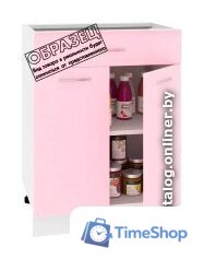 Шкаф напольный Кортекс-мебель Корнелия Лира НШ60р1ш без столешницы (венге) - Изображение №3 — Интернет-магазин Time-Shop