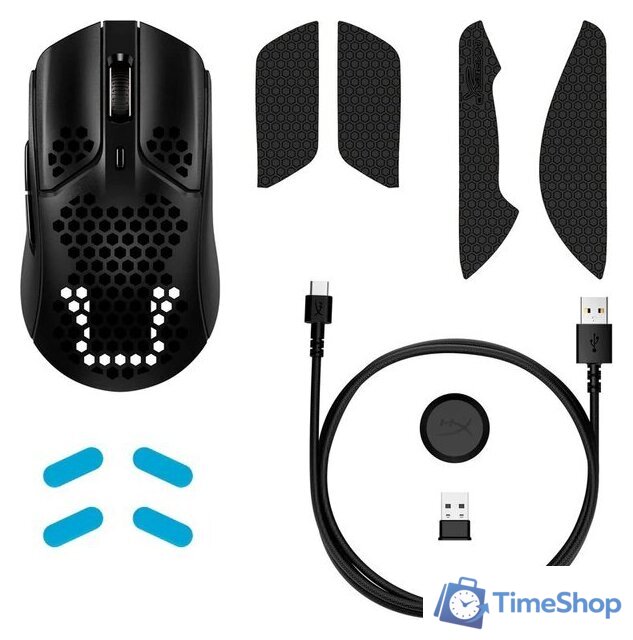 Игровая мышь HyperX Pulsefire Haste Wireless (черный) - Изображение №5 — Интернет-магазин Time-Shop