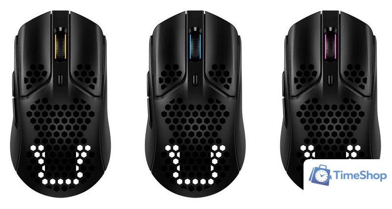 Игровая мышь HyperX Pulsefire Haste Wireless (черный) - Изображение №4 — Интернет-магазин Time-Shop