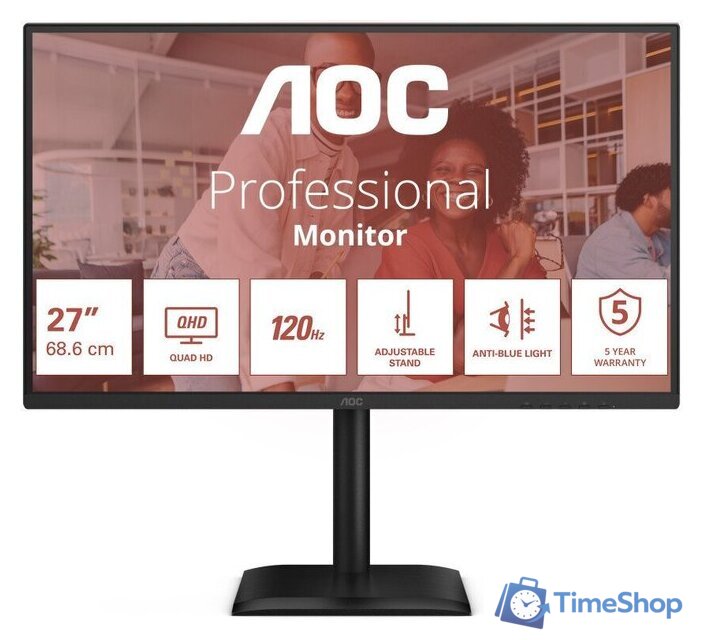 Монитор AOC Q27E4CV - Изображение №1 — Интернет-магазин Time-Shop