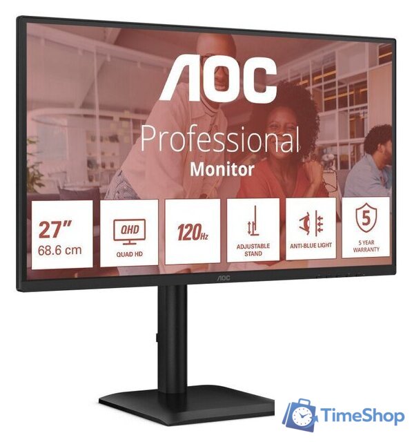 Монитор AOC Q27E4CV - Изображение №2 — Интернет-магазин Time-Shop