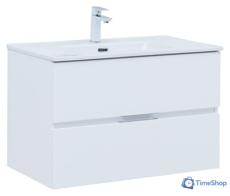  Aquanet Тумба под умывальник Алвита 80 277514 (белый матовый) - Изображение №1 — Интернет-магазин Time-Shop