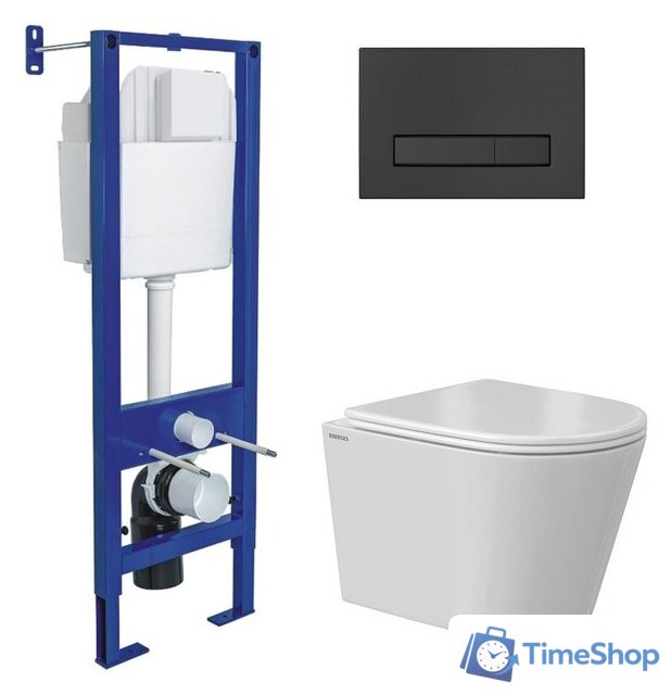 Унитаз подвесной Berges Wasserhaus Vita Rimless 043382 (с сиденьем) - Изображение №1 — Интернет-магазин Time-Shop