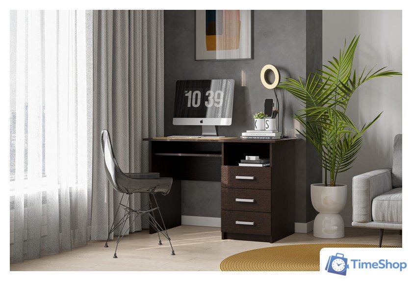 Стол Mio Tesoro ПС-02 (дуб венге) - Изображение №4 — Интернет-магазин Time-Shop