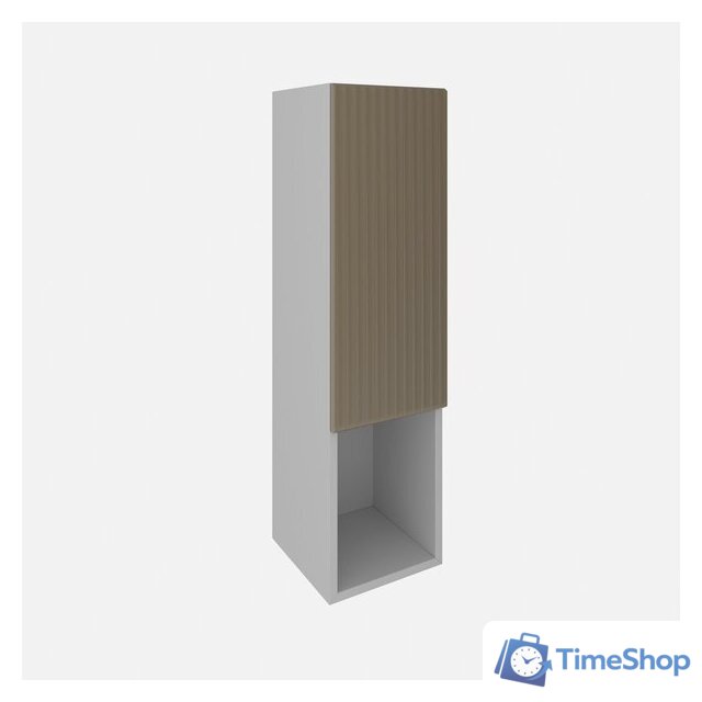  ЗОВ Шкаф-полупенал для ванной Дублин CDUFLWMFC (флавио кашемир) - Изображение №2 — Интернет-магазин Time-Shop