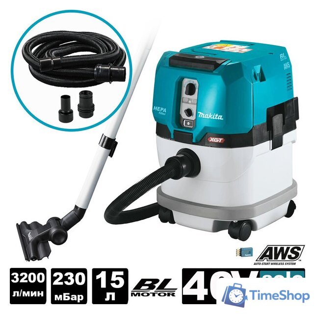 Пылесос Makita VC004GLZ01 (без АКБ и ЗУ) - Изображение №2 — Интернет-магазин Time-Shop