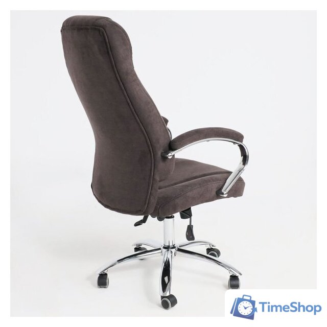 Офисное кресло AksHome King A (ткань, коричневый) - Изображение №6 — Интернет-магазин Time-Shop