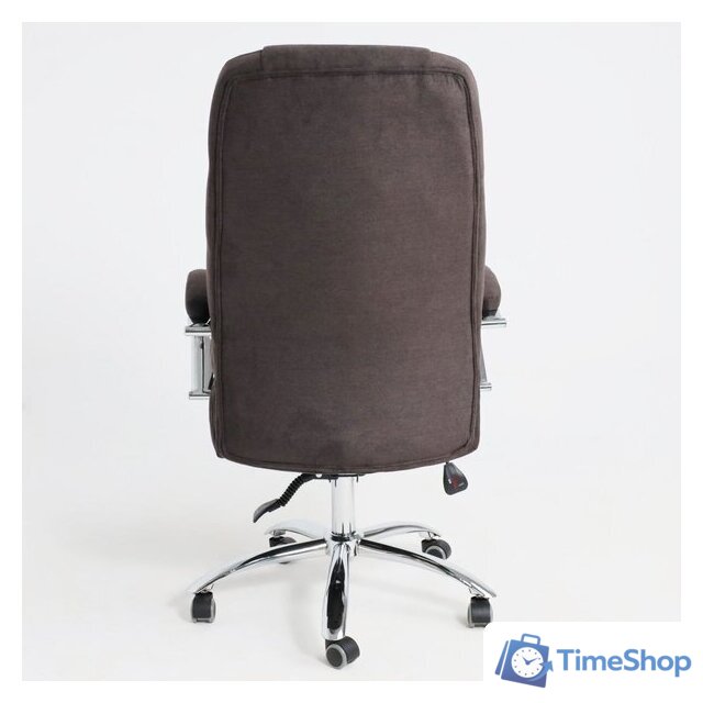 Офисное кресло AksHome King A (ткань, коричневый) - Изображение №7 — Интернет-магазин Time-Shop
