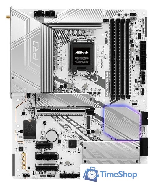 Материнская плата ASRock Z890 Pro RS WiFi White - Изображение №1 — Интернет-магазин Time-Shop