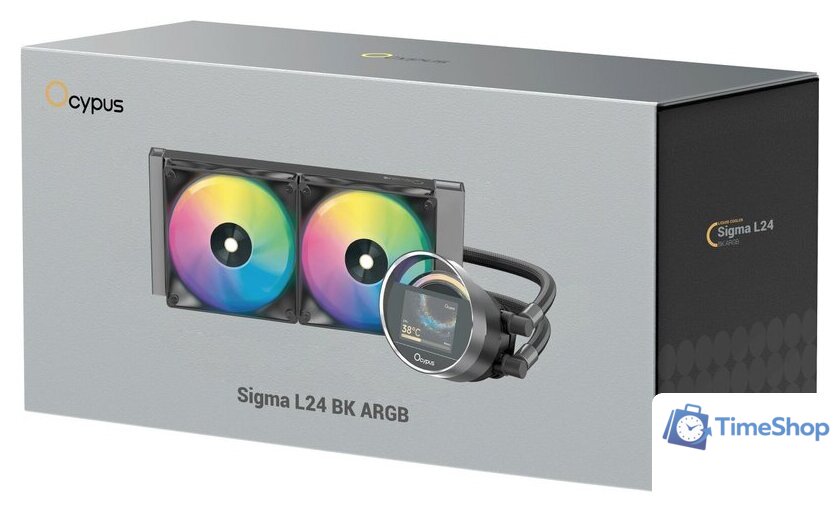 Система жидкостного охлаждения для процессора Ocypus Sigma L24 BK ARGB Sigma-L24-BK2AAWWN00X-GL - Изображение №8 — Интернет-магазин Time-Shop