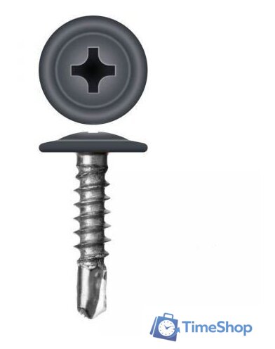  Starfix Со сверлом 4.2х19 прессшайба SM-18703-12000 (12000шт, оцинкованный, RAL 7024 графитово-серый) - Изображение №2 — Интернет-магазин Time-Shop