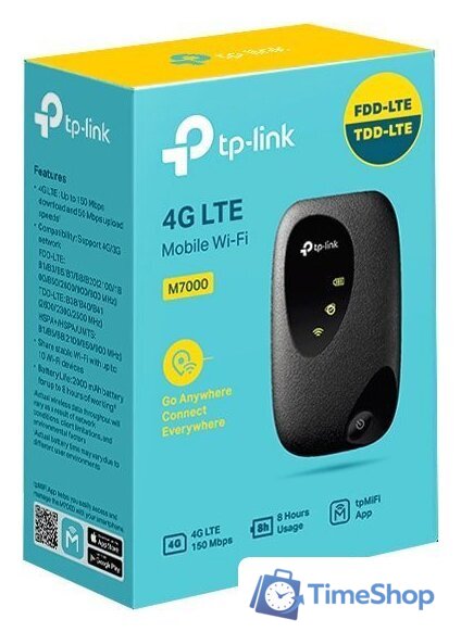 Мобильный 4G Wi-Fi роутер TP-Link M7000 - Изображение №4 — Интернет-магазин Time-Shop