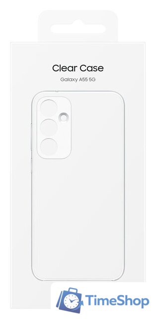 Чехол для телефона Samsung Clear Case Galaxy A55 (прозрачный) - Изображение №6 — Интернет-магазин Time-Shop
