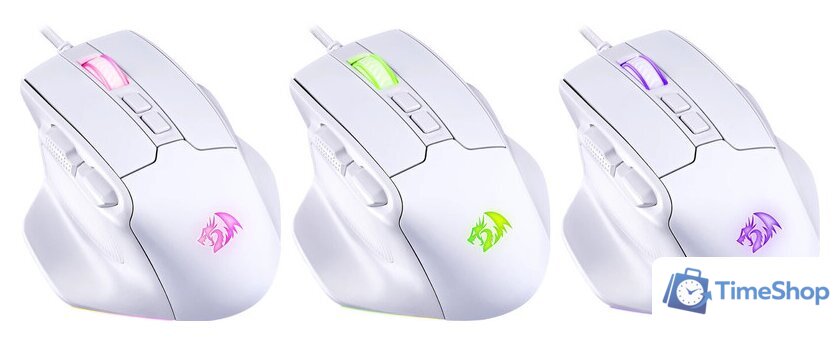 Игровая мышь Redragon Bullseye (белый) - Изображение №4 — Интернет-магазин Time-Shop