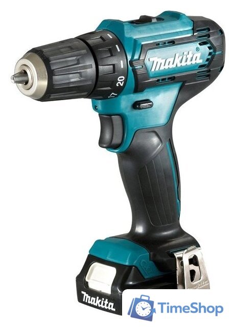 Дрель-шуруповерт Makita DF333DAX13 (с 2-мя АКБ, кейс +набор оснастки) - Изображение №2 — Интернет-магазин Time-Shop