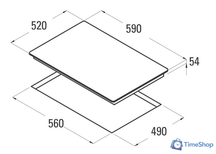 Варочная панель CATA AIB 64 - Изображение №2 — Интернет-магазин Time-Shop