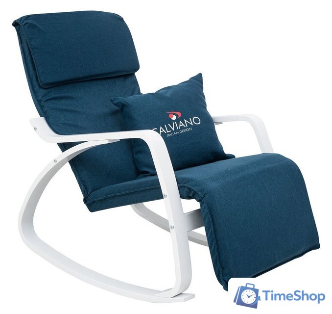 Кресло-качалка Calviano Comfort 1 (синий) - Изображение №1 — Интернет-магазин Time-Shop