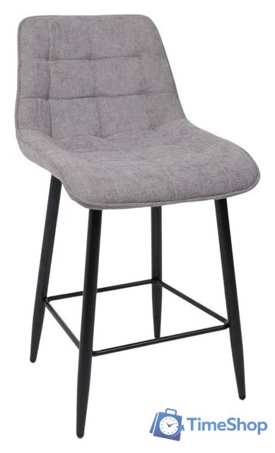 Стул AksHome Baron (серый микровелюр CD2302-26/черный) - Изображение №1 — Интернет-магазин Time-Shop