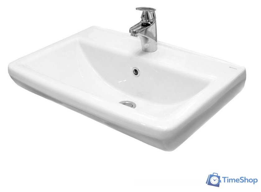 Умывальник Керамин Милан 65 (с пьедесталом) - Изображение №4 — Интернет-магазин Time-Shop