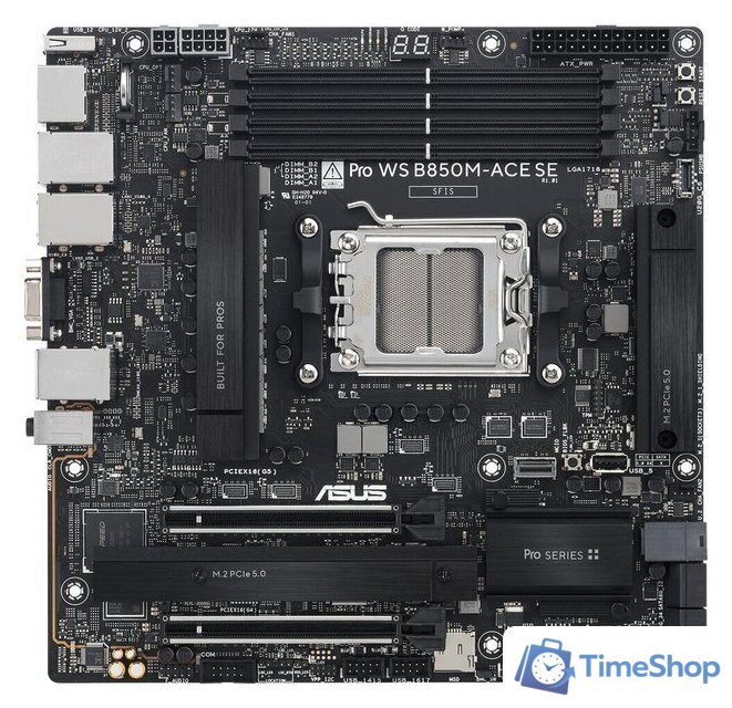 Материнская плата ASUS Pro WS B850M-ACE SE - Изображение №1 — Интернет-магазин Time-Shop