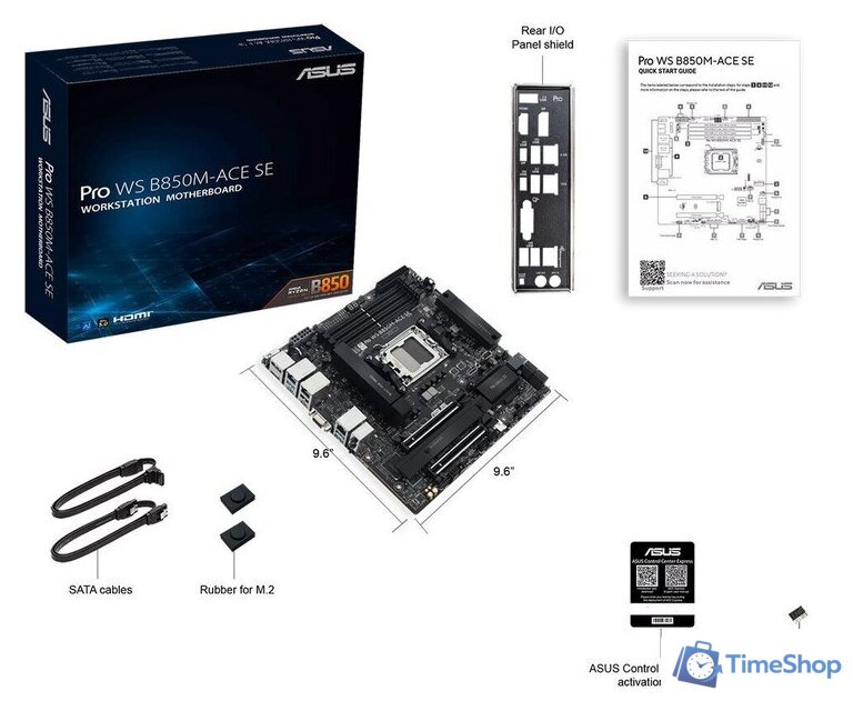 Материнская плата ASUS Pro WS B850M-ACE SE - Изображение №7 — Интернет-магазин Time-Shop