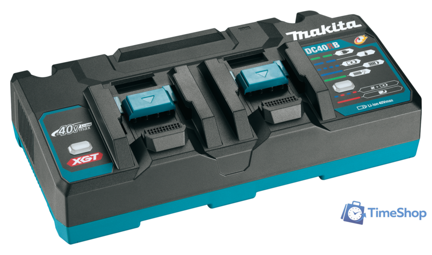 Зарядное устройство Makita XGT Dual Port DC40RB (40В) - Изображение №1 — Интернет-магазин Time-Shop