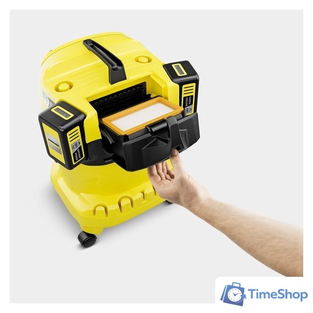 Пылесос Karcher WD 4-18 Dual Battery Set 1.628-601.0 - Изображение №4 — Интернет-магазин Time-Shop