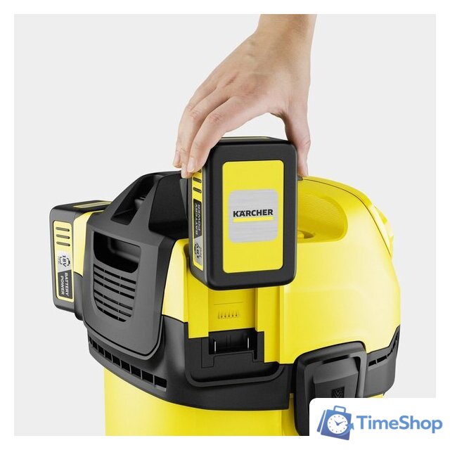 Пылесос Karcher WD 4-18 Dual Battery Set 1.628-601.0 - Изображение №2 — Интернет-магазин Time-Shop