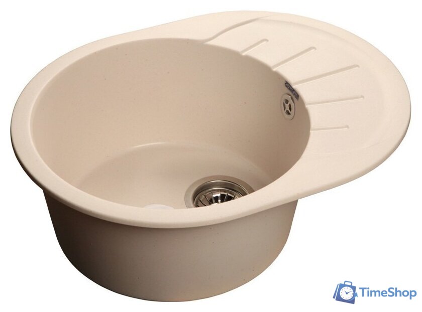 Кухонная мойка GranFest Rondo GF-R580L (белый) - Изображение №1 — Интернет-магазин Time-Shop