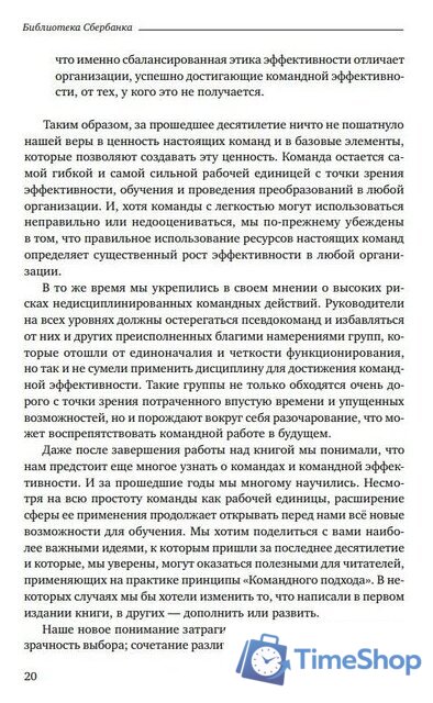 Книга издательства Альпина Диджитал. Командный подход. Создание высокоэффективной организации (Катценбах Ж.) - Изображение №17 — Интернет-магазин Time-Shop