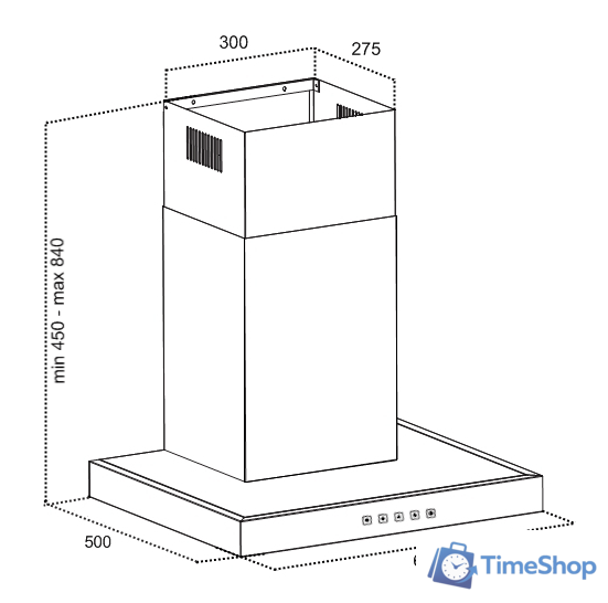 Кухонная вытяжка Grand Medina sensor 60 - Изображение №2 — Интернет-магазин Time-Shop